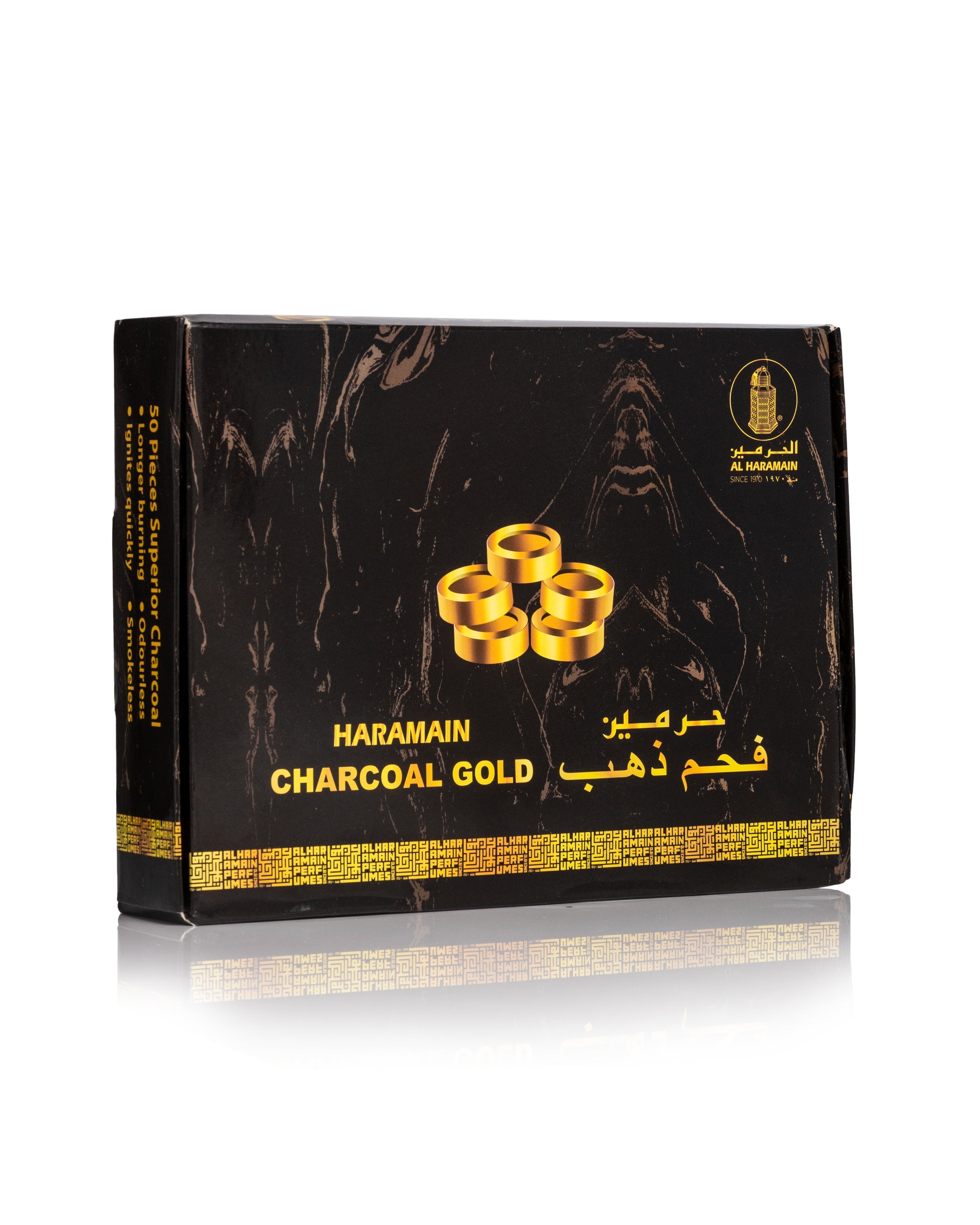 Gold Color Charocal 50pcs