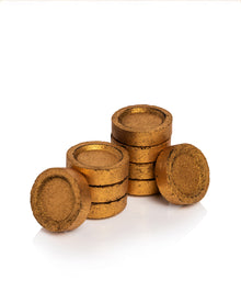 Gold Color Charocal 50pcs